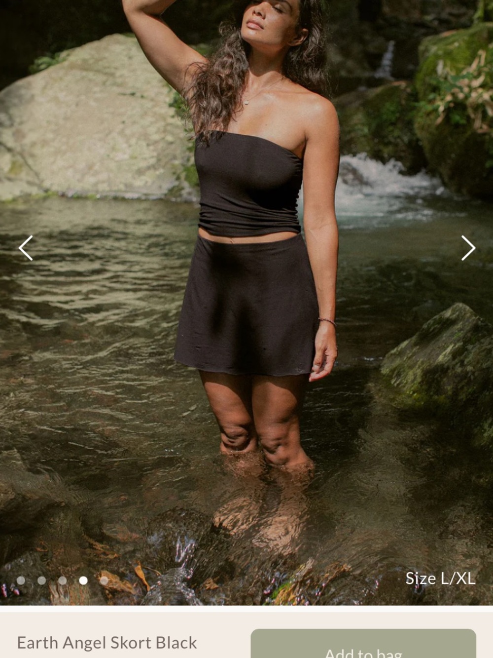Earth Angel Skort Black - Picture 8 of 8
